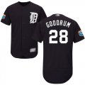 Wholesale Cheap Tigers #28 Niko Goodrum Navy Blue Flexbase Authentic Collection Stitched MLB Jersey
