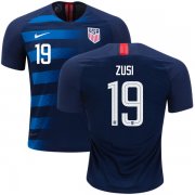 Wholesale Cheap USA #19 Zusi Away Kid Soccer Country Jersey