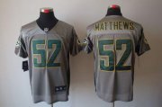 Wholesale Cheap Nike Packers #52 Clay Matthews Grey Shadow Men's Stitched NFL Elite Jersey