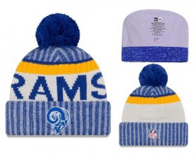 Wholesale Cheap NFL Los Angeles Rams Logo Stitched Knit Beanies 001