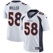 Wholesale Cheap Nike Broncos #58 Von Miller White Men's Stitched NFL Vapor Untouchable Limited Jersey