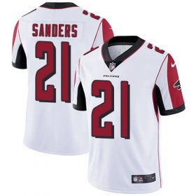 Wholesale Cheap Nike Falcons #21 Deion Sanders White Men\'s Stitched NFL Vapor Untouchable Limited Jersey