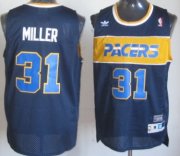 Wholesale Cheap Indiana Pacers #31 Reggie Miller Hardwood Classic Navy Blue Swingman Throwback Jersey