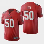 Wholesale Cheap Tampa Bay Buccaneers #50 Vita Vea Red Men's Nike 2020 Vapor Limited NFL Jersey