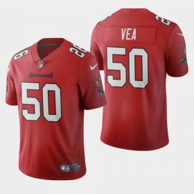 Wholesale Cheap Tampa Bay Buccaneers #50 Vita Vea Red Men\'s Nike 2020 Vapor Limited NFL Jersey
