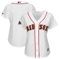 Wholesale Cheap Boston Red Sox Majestic Women's 2019 Gold Program Cool Base Team Jersey White
