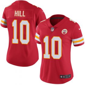 Wholesale Cheap Nike Chiefs #10 Tyreek Hill Red Team Color Women\'s Stitched NFL Vapor Untouchable Limited Jersey
