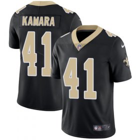 Wholesale Cheap Nike Saints #41 Alvin Kamara Black Team Color Youth Stitched NFL Vapor Untouchable Limited Jersey