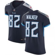 Wholesale Cheap Nike Titans #82 Delanie Walker Navy Blue Team Color Men's Stitched NFL Vapor Untouchable Elite Jersey