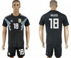 Wholesale Cheap Argentina #18 Salvio Away Soccer Country Jersey