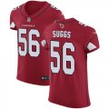Wholesale Cheap Nike Cardinals #56 Terrell Suggs Red Team Color Men's Stitched NFL Vapor Untouchable Elite Jersey