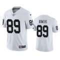 Cheap Youth Las Vegas Raiders #89 Brock Bowers White 2024 Draft Vapor Football Stitched Jersey