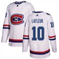 Wholesale Cheap Adidas Canadiens #10 Guy Lafleur White Authentic 2017 100 Classic Stitched Youth NHL Jersey