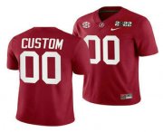 Wholesale Cheap Men's Alabama Crimson Tide ACTIVE PLAYER Custom 2022 Patch Red College Football Stitched Jersey