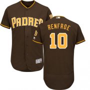 Wholesale Cheap Padres #10 Hunter Renfroe Brown Flexbase Authentic Collection Stitched MLB Jersey