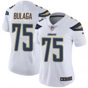 Wholesale Cheap Nike Chargers #75 Bryan Bulaga White Women's Stitched NFL Vapor Untouchable Limited Jersey