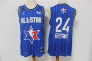 Wholesale Cheap Men's Los Angeles Lakers #24 Kobe Bryant Blue Jordan Brand 2020 All-Star Game Swingman Stitched NBA Jersey