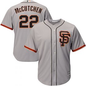 Wholesale Cheap Giants #22 Andrew McCutchen Grey Road 2 Cool Base Stitched Youth MLB Jersey