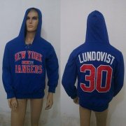 Wholesale Cheap CCM New York Rangers #30 Henrik Lundqvist Blue Lace Up Hoodie