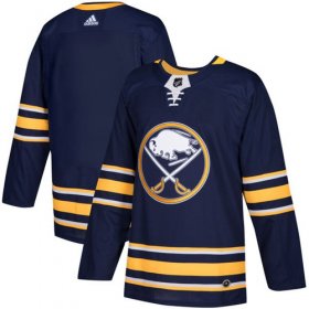 Wholesale Cheap Adidas Sabres Blank Navy Blue Home Authentic Youth Stitched NHL Jersey