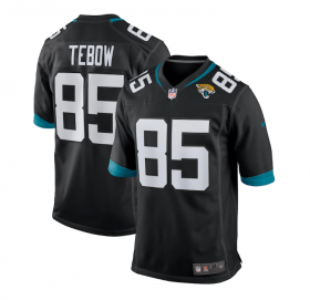 Wholesale Cheap Men\'s Nike Jacksonville Jaguars #85 Tim Tebow Black Alternate Game Jersey