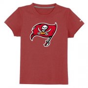 Wholesale Cheap Tampa Bay Buccaneers Sideline Legend Authentic Logo Youth T-Shirt Red