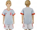 Wholesale Cheap Spain Blank Away Kid Soccer Country Jersey