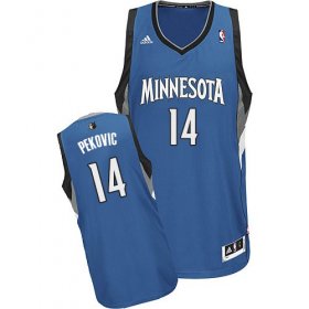 Wholesale Cheap Minnesota Timberwolves #14 Nikola Pekovic Blue Swingman Jersey