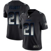 Wholesale Cheap Nike Cowboys #21 Ezekiel Elliott Black Men's Stitched NFL Vapor Untouchable Limited Smoke Fashion Jersey