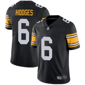 Wholesale Cheap Nike Steelers #6 Devlin Hodges Black Alternate Men\'s Stitched NFL Vapor Untouchable Limited Jersey