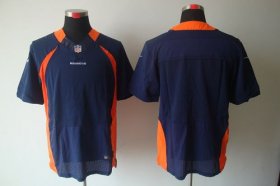 Wholesale Cheap Nike Broncos Blank Navy Blue Alternate Men\'s Stitched NFL Elite Jersey