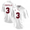 Wholesale Cheap Stanford Cardinal 3 K.J. Costello White College Football Jersey