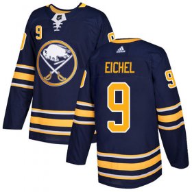 Wholesale Cheap Adidas Sabres #9 Jack Eichel Navy Blue Home Authentic Youth Stitched NHL Jersey