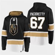 Wholesale Cheap Men's Vegas Golden Knights #67 Max Pacioretty Black All Stitched Sweatshirt Hoodie