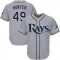 Wholesale Cheap Rays #49 Tommy Hunter Grey Cool Base Stitched Youth MLB Jersey