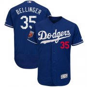 Wholesale Cheap Dodgers #35 Cody Bellinger Blue 2018 Spring Training Authentic Flex Base Stitched MLB Jersey