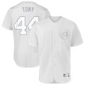 Wholesale Cheap Chicago Cubs #44 Anthony Rizzo Tony Majestic 2019 Players' Weekend Flex Base Authentic Player Jersey White