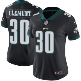 Wholesale Cheap Nike Eagles #30 Corey Clement Black Alternate Women\'s Stitched NFL Vapor Untouchable Limited Jersey