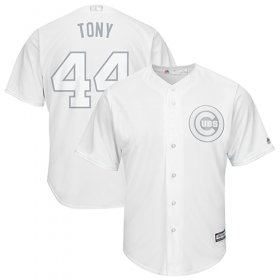 Wholesale Cheap Cubs #44 Anthony Rizzo White \"Tony\" Players Weekend Cool Base Stitched MLB Jersey