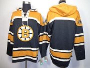 Wholesale Cheap Bruins Blank Black Sawyer Hooded Sweatshirt Stitched NHL Jersey