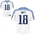 Wholesale Cheap Titans #18 Kenny Britt Stitched White NFL Jersey