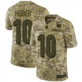Wholesale Cheap Nike Bengals #10 Kevin Huber Camo Men's Stitched NFL Limited 2018 Salute To Service Jersey