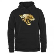 Wholesale Cheap Men's Jacksonville Jaguars Pro Line Black Gold Collection Pullover Hoodie