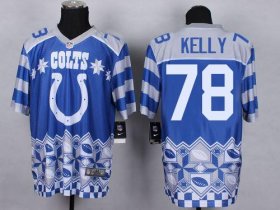 Wholesale Cheap Nike Colts #78 Ryan Kelly Royal Blue Men\'s Stitched NFL Elite Noble Fashion Jersey