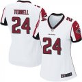 Wholesale Cheap Nike Falcons #24 A.J. Terrell White Women's Stitched NFL New Elite Jersey