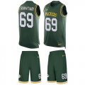 Wholesale Cheap Nike Packers #69 David Bakhtiari Green Team Color Men's Stitched NFL Limited Tank Top Suit Jersey