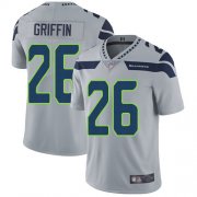 Wholesale Cheap Nike Seahawks #26 Shaquem Griffin Grey Alternate Men's Stitched NFL Vapor Untouchable Limited Jersey