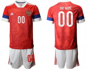 Wholesale Cheap Men 2021 European Cup Russia red home customized Soccer Jerseys