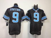 Wholesale Cheap Nike Lions #9 Matthew Stafford Black Alternate Men's Stitched NFL Elite Jersey