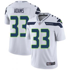 Wholesale Cheap Nike Seahawks #33 Jamal Adams White Men\'s Stitched NFL Vapor Untouchable Limited Jersey